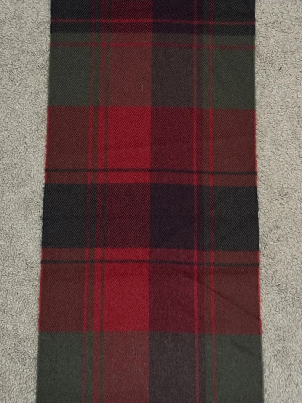 FREE WITH $25 PURCHASE-Plaid Scarf-Unisex-Red/Olive/Black